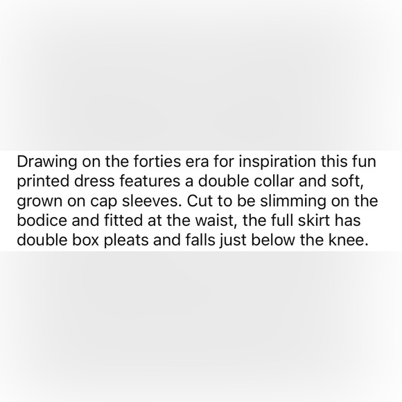 Small Emily and Fin Annie Dress in The Square Garden Print - Picture 7 of 7